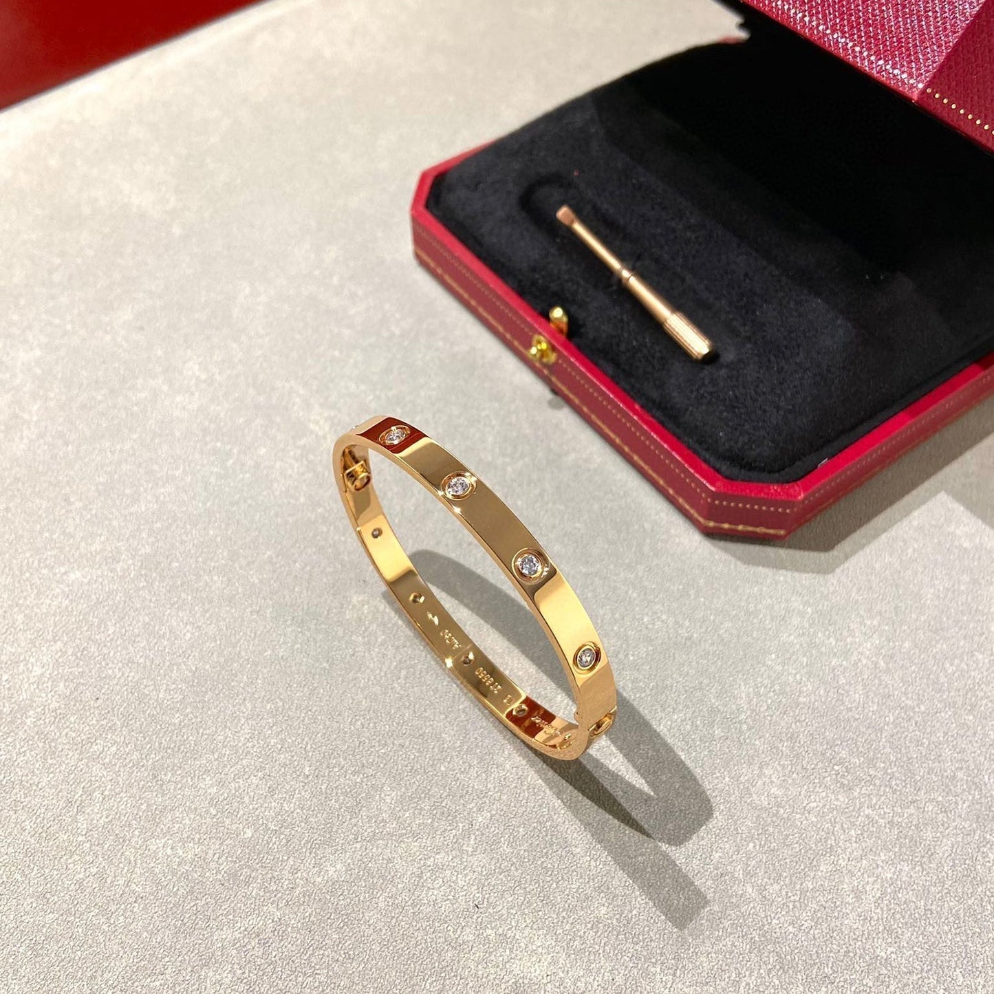 [Luxe Jewelry]LOVE BRACELET 6.1MM 10 DIAMONDS