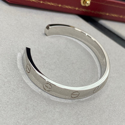 [Bijoux de luxe] Bracelet Love 6,1 mm 1 diamant manchette ouverte 