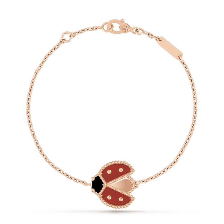 [Bijoux de luxe] BRACELET LUCKY SPRING 1 MOTIF OR ROSE
