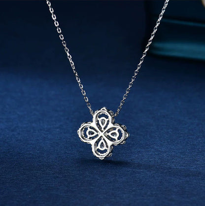[Luxe Jewelry]LOOP NECKLACE FULL MOTIF DIAMOND 16MM MULTIPLE COLORS