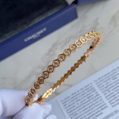 [Bijoux de luxe]Bracelet en or Bee Love entièrement en diamants 