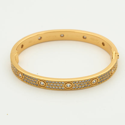 [Luxe Jewelry]LOVE BRACELET 6.1MM DIAMOND-PAVED 10 BIG DIAMONDS