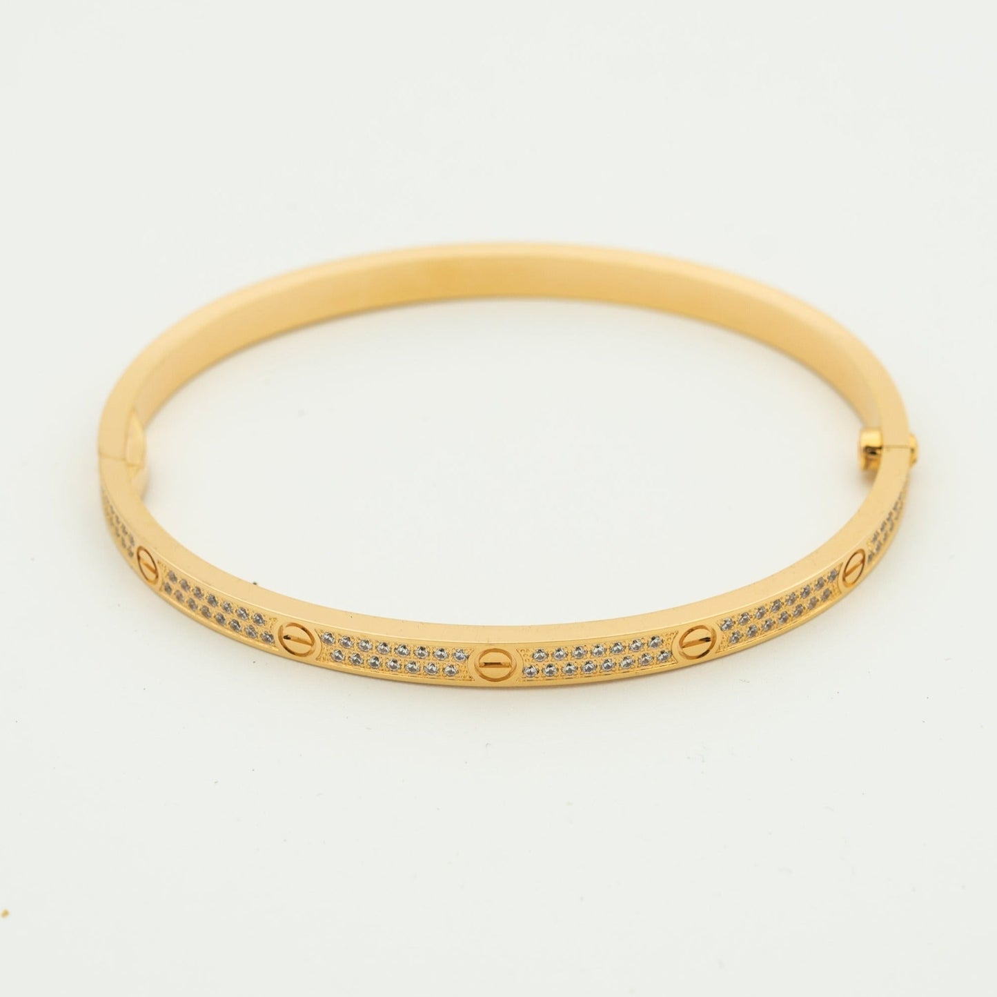 [Luxe Jewelry]LOVE BRACELET 3.65MM DIAMOND-PAVED