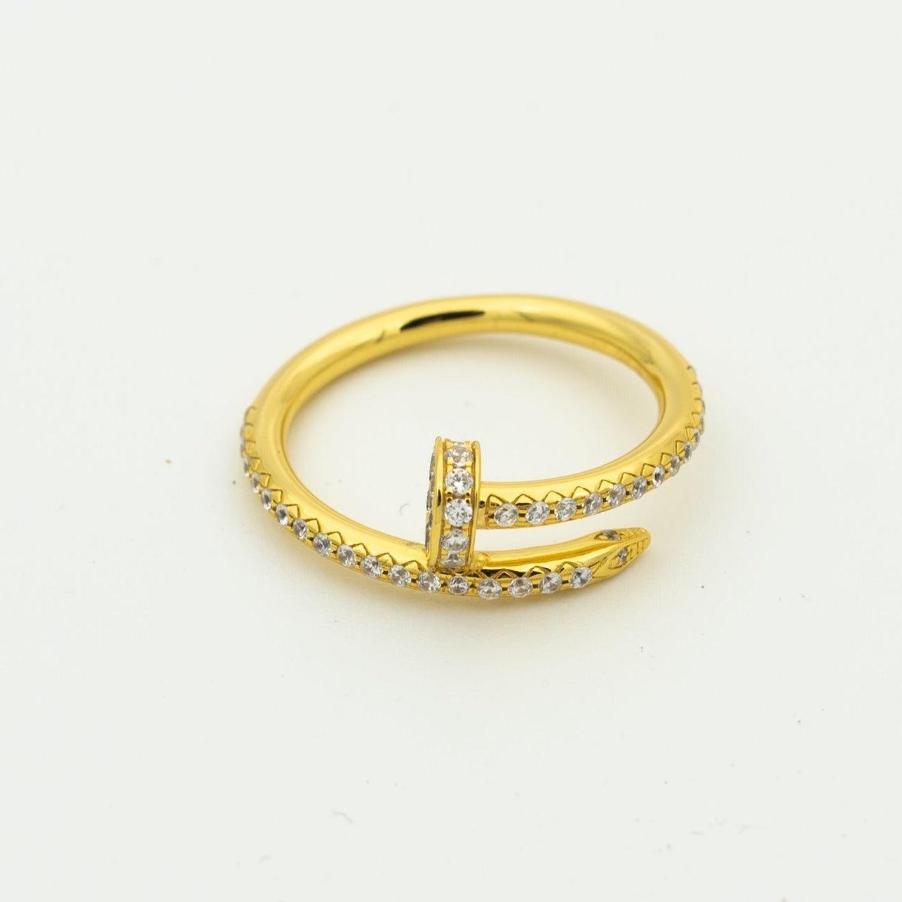 [Bijoux de luxe] BAGUE JUSTE 1,8 MM OR DIAMANTS