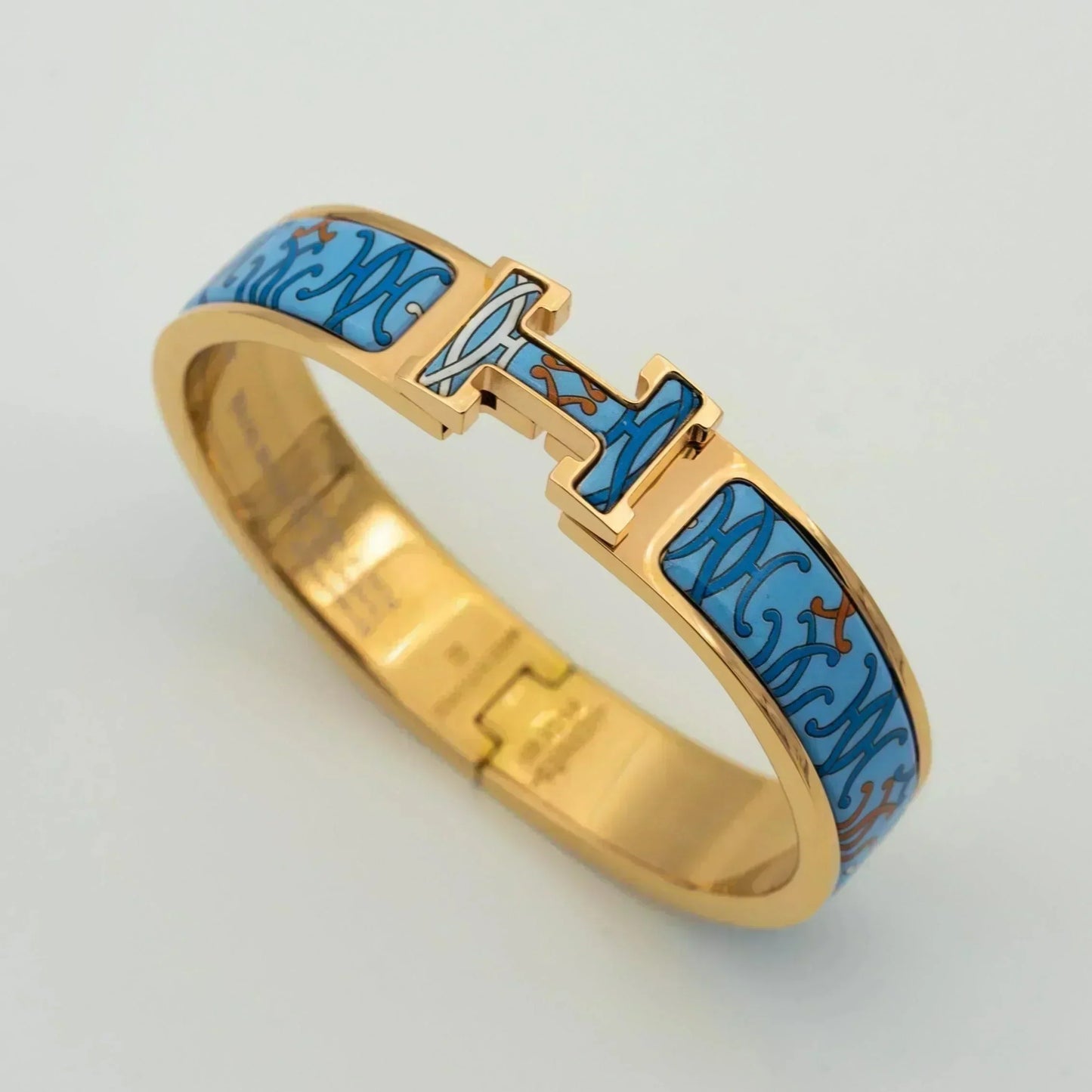 [Luxe Jewelry]H BRACELET BLUE MULTICOLOR