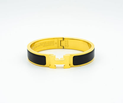 [Luxe Jewelry]H BLACK BRACELET