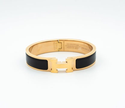 [Luxe Jewelry]H BLACK BRACELET