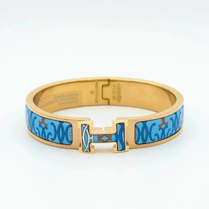 [Luxe Jewelry]H BRACELET BLUE MULTICOLOR