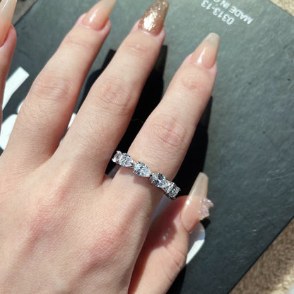 [Luxe Jewelry]Exquisite Pear Cut Tennis Ring
