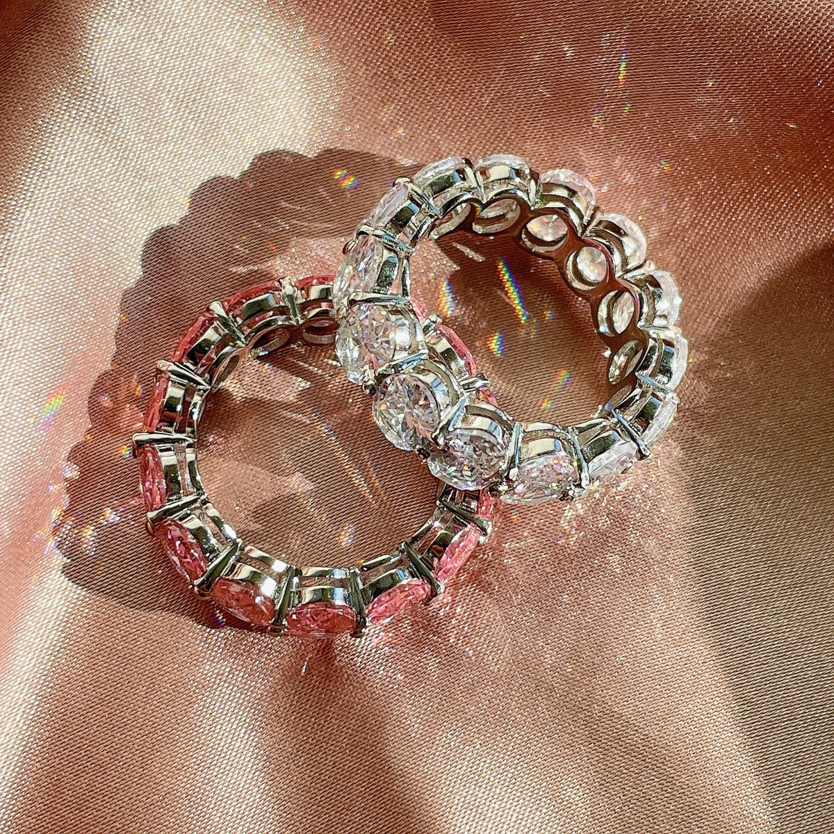 [Luxe Jewelry]Dainty Elongated Cushion Cut Tennis Ring
