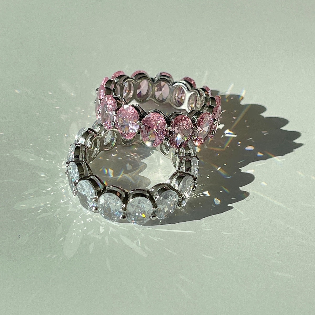 [Luxe Jewelry]Dainty Elongated Cushion Cut Tennis Ring