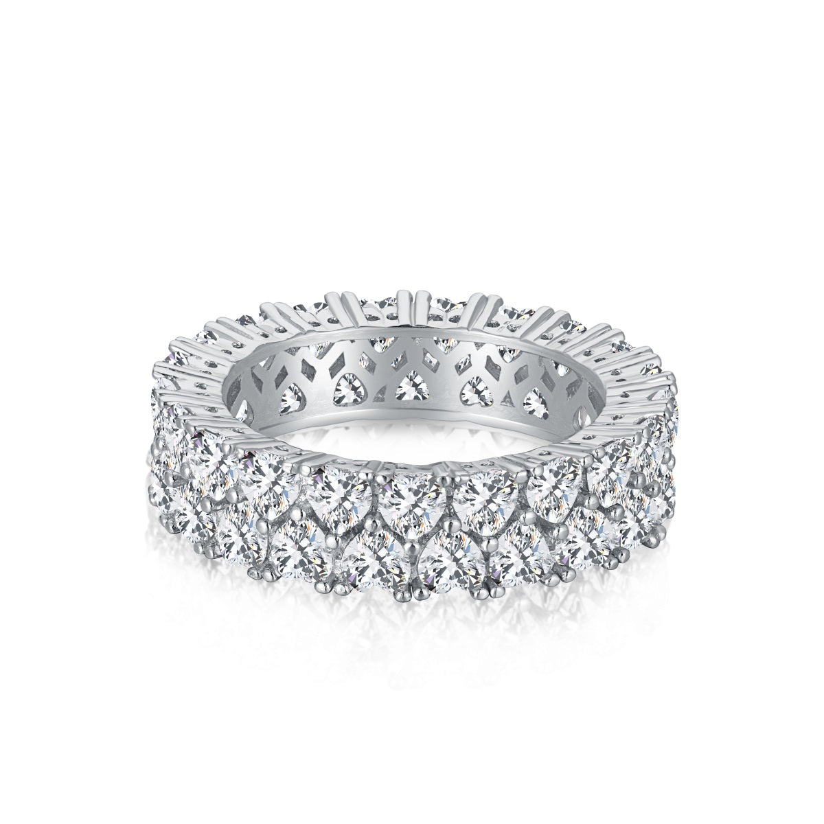 [Luxe Jewelry]Sparkling Full Heart Ring