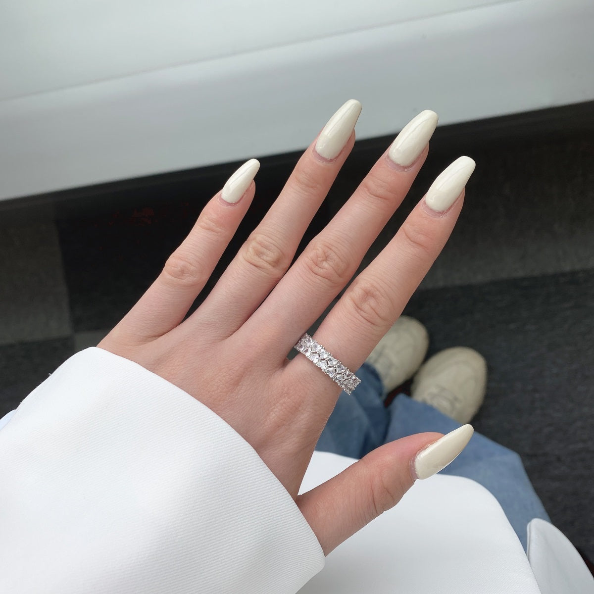 [Luxe Jewelry]Sparkling Full Heart Ring