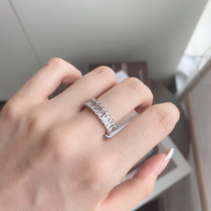 [Luxe Jewelry]Unique Colorful Radiant Cut RIng