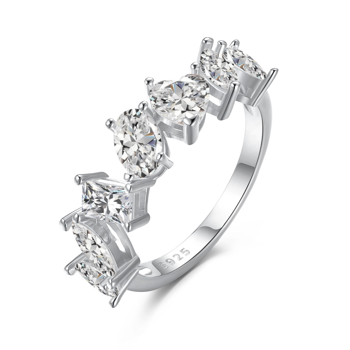 [Luxe Jewelry]Delicate Multi Cut Ring