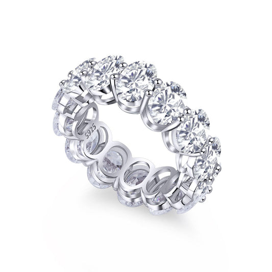 [Luxe Jewelry]Dainty Elongated Cushion Cut Tennis Ring