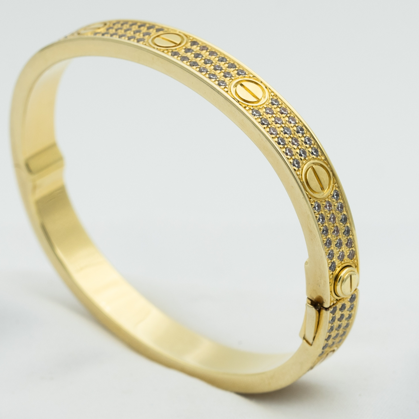 [Luxe Jewelry]LOVE BRACELET 6.1MM DIAMOND-PAVED
