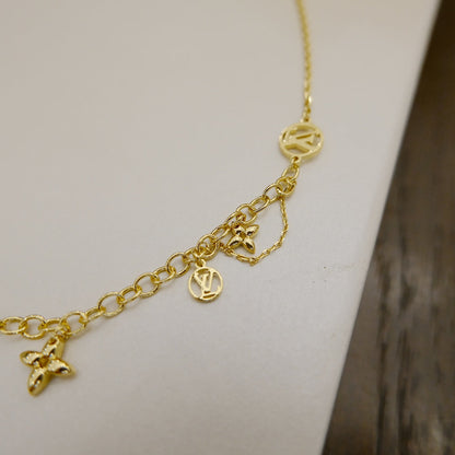 [Luxe Jewelry]BLOOMING SUPPLE NECKLACE BRASS