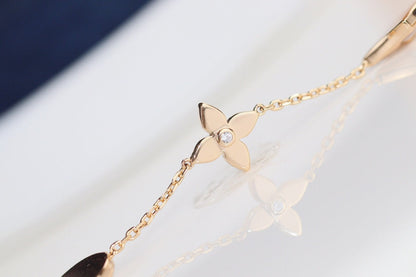 [Bijoux de luxe] Bracelet en forme de trèfle à feuilles