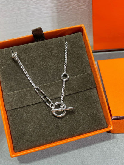 [Bijoux de luxe] HM Sterling Chaine d'Ancre Heart