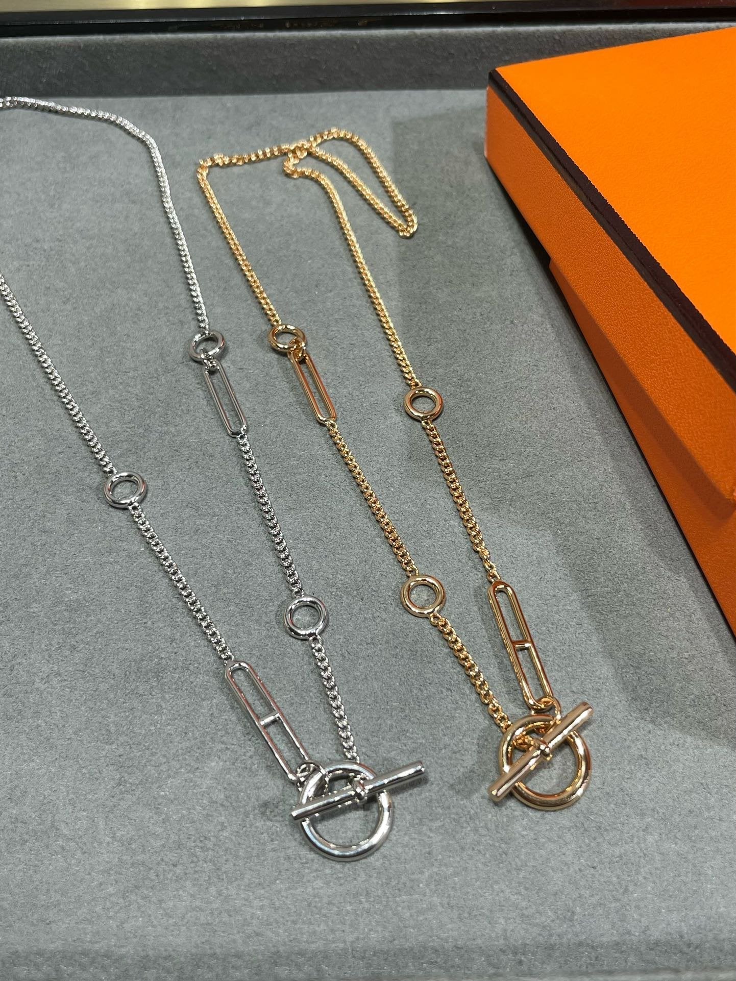 [Bijoux de luxe] HM Sterling Chaine d'Ancre Heart