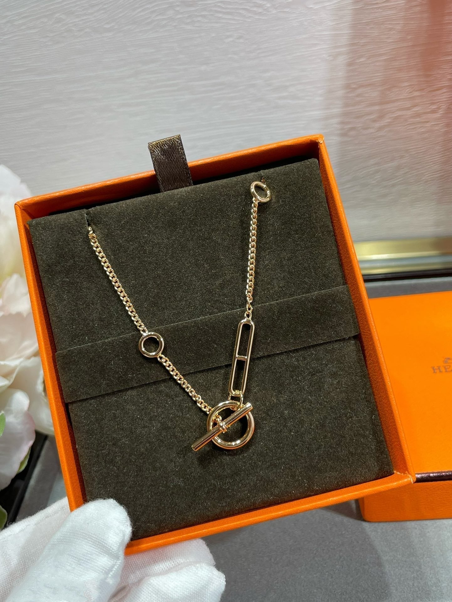 [Bijoux de luxe] HM Sterling Chaine d'Ancre Heart
