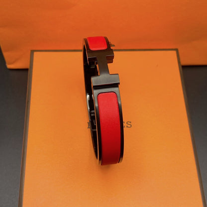 [Luxe Jewelry]CLIC HM SO BLACK RED BRACELET