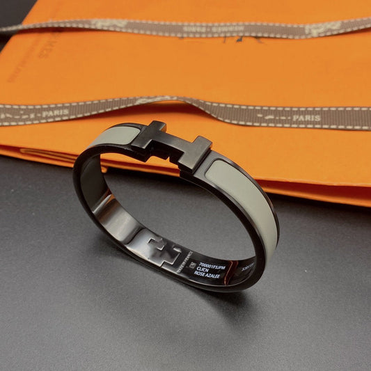 [Bijoux de luxe] BRACELET CLIC HM SO NOIR GRIS