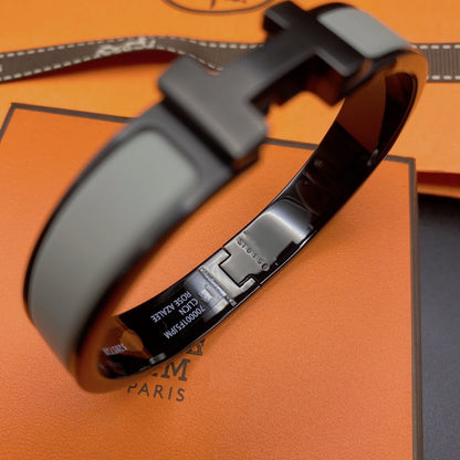[Bijoux de luxe] BRACELET CLIC HM SO NOIR GRIS