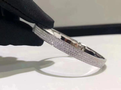 [Bijoux de luxe] Bracelet HM Kelly en argent et entièrement pavé de diamants