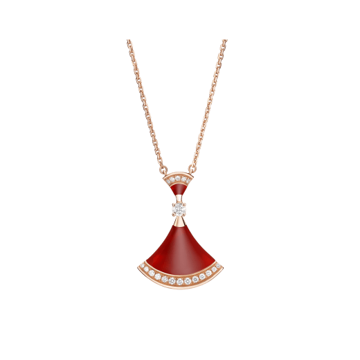[Bijoux de luxe] COLLIER DREAM CORNALINE DIAMANT