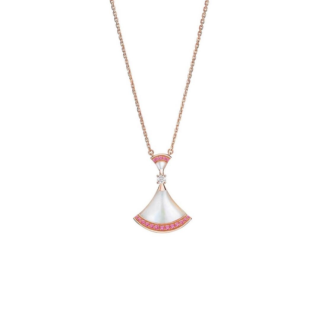 [Luxe Jewelry]DREAM NECKLACE MOP PINK DIAMOND