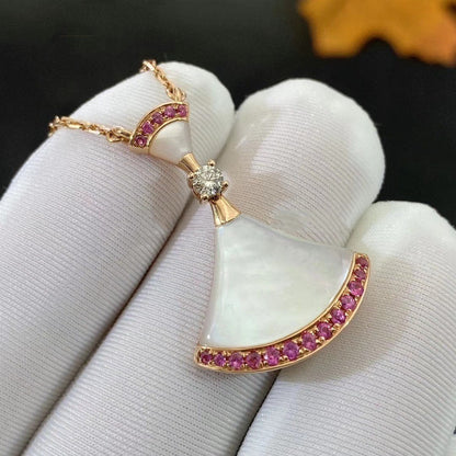 [Luxe Jewelry]DREAM NECKLACE MOP PINK DIAMOND