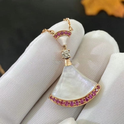 [Luxe Jewelry]DREAM NECKLACE MOP PINK DIAMOND