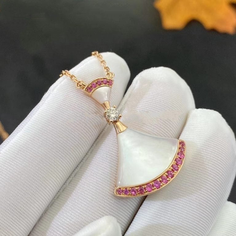 [Luxe Jewelry]DREAM NECKLACE MOP PINK DIAMOND
