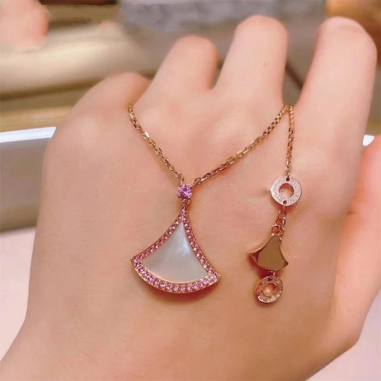 [Luxe Jewelry]DREAM NECKLACE MOP DIAMOND PINK