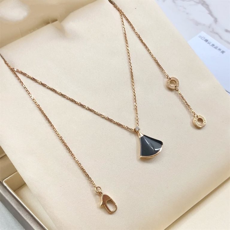 [Luxe Jewelry]DREAM NECKLACE ONYX 1 DIAMOND