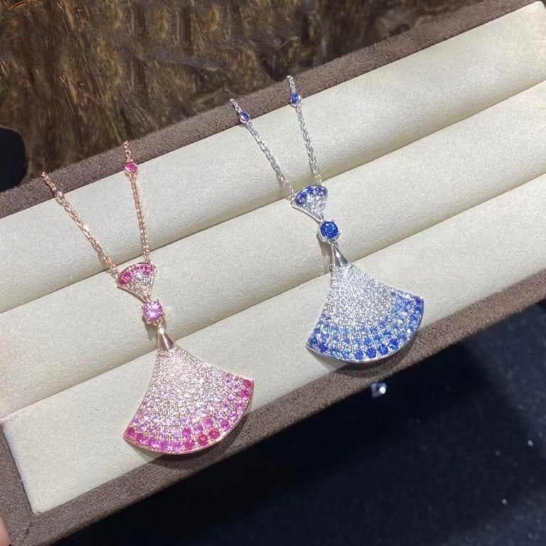 [Luxe Jewelry]DREAM NECKLACK DIAMOND PINK GOLD