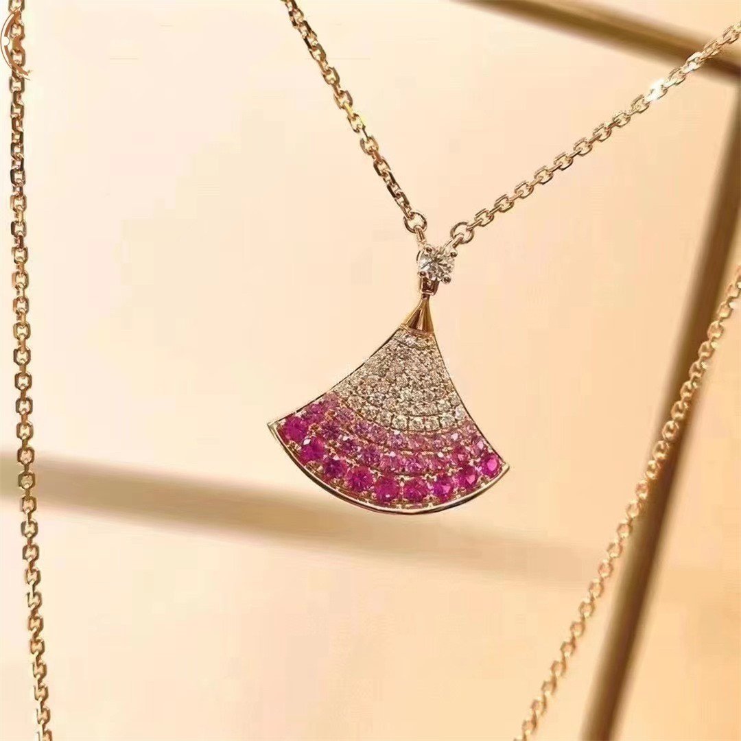 [Luxe Jewelry]DREAM NECKLACE PINK GOLD PINK DIAMOND