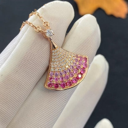 [Luxe Jewelry]DREAM NECKLACE PINK GOLD PINK DIAMOND