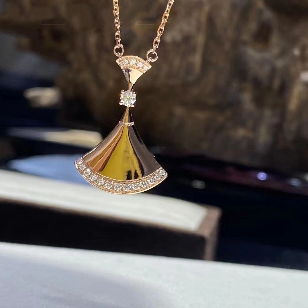 [Luxe Jewelry]DREAM NECKLACE PINK GOLD DIAMOND