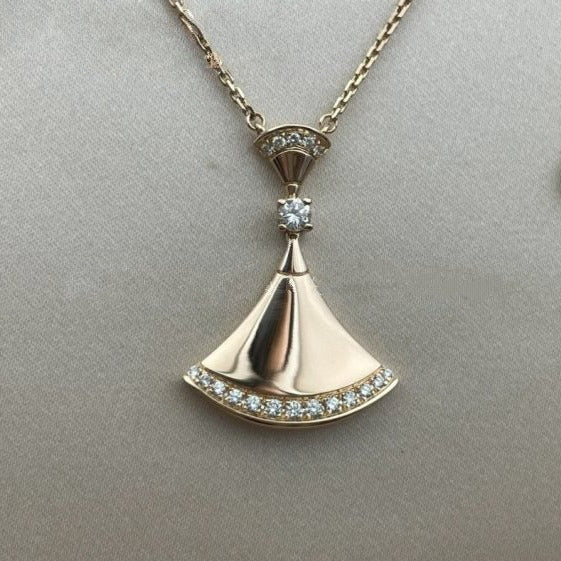 [Luxe Jewelry]DREAM NECKLACE PINK GOLD DIAMOND