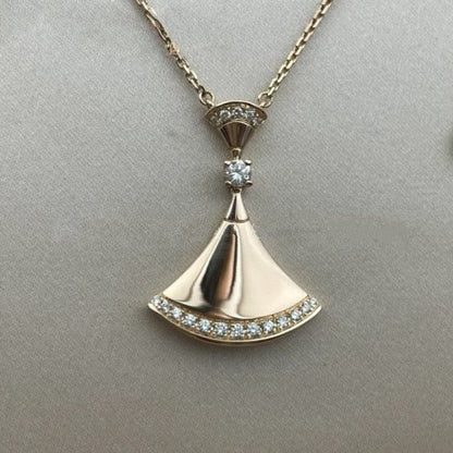 [Luxe Jewelry]DREAM NECKLACE PINK GOLD DIAMOND