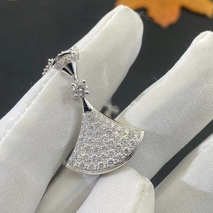 [Luxe Jewelry]DREAM NECKLACE SILVER FULL DIAMOND
