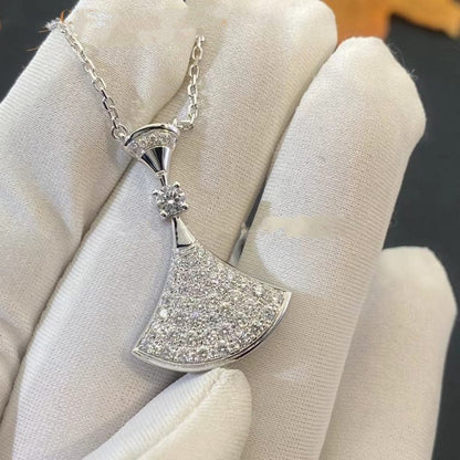 [Luxe Jewelry]DREAM NECKLACE SILVER FULL DIAMOND