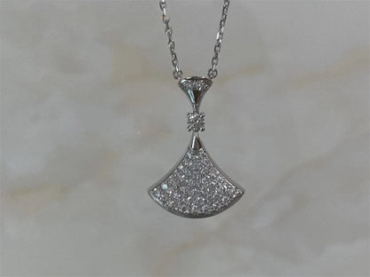 [Luxe Jewelry]DREAM NECKLACE SILVER FULL DIAMOND