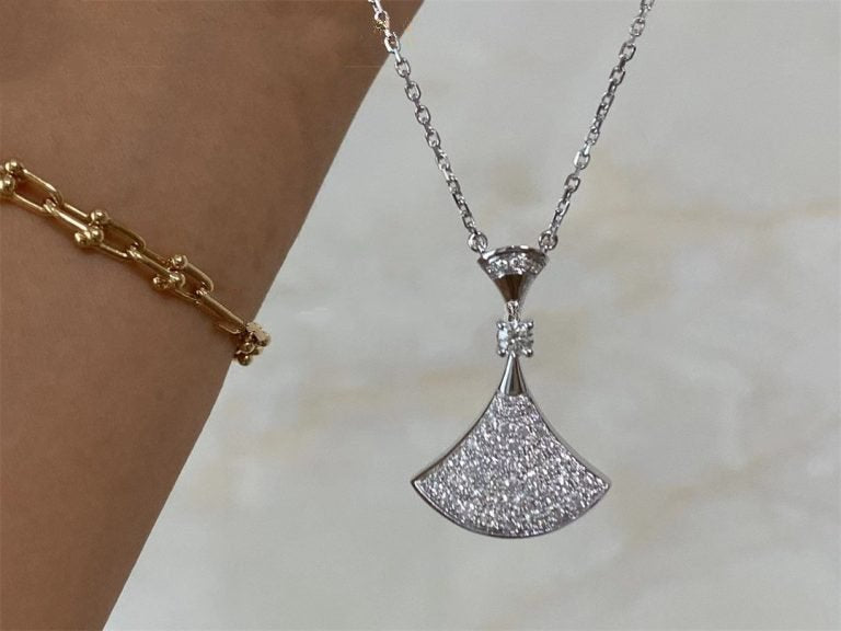 [Luxe Jewelry]DREAM NECKLACE SILVER FULL DIAMOND
