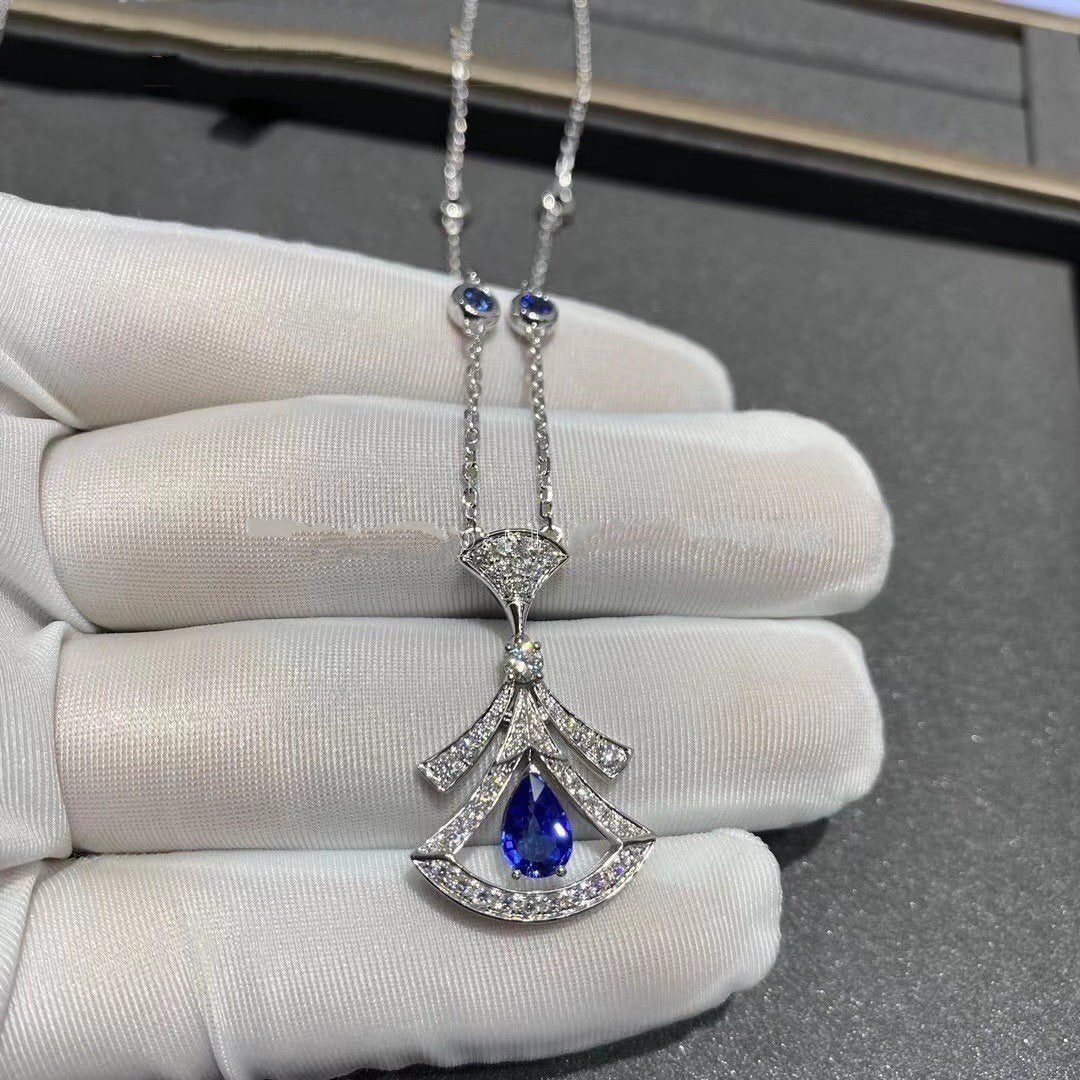 [Luxe Jewelry]DREAM NECKLACE AGATE DIAMOND SILVER
