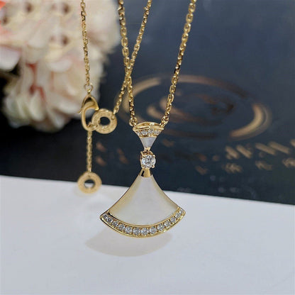 [Luxe Jewelry]DREAM NECKLACE MOP GOLD DIAMOND