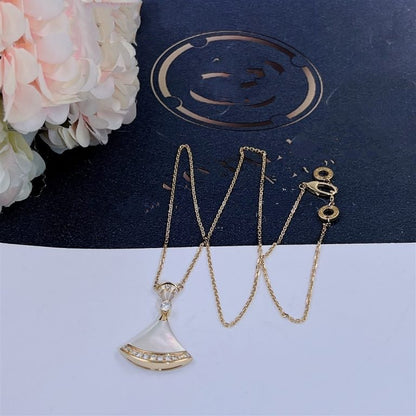 [Luxe Jewelry]DREAM NECKLACE MOP GOLD DIAMOND